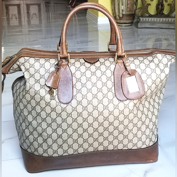 Auth Vintage Gucci train case and Boston handbag Set - Picture 6 of 16